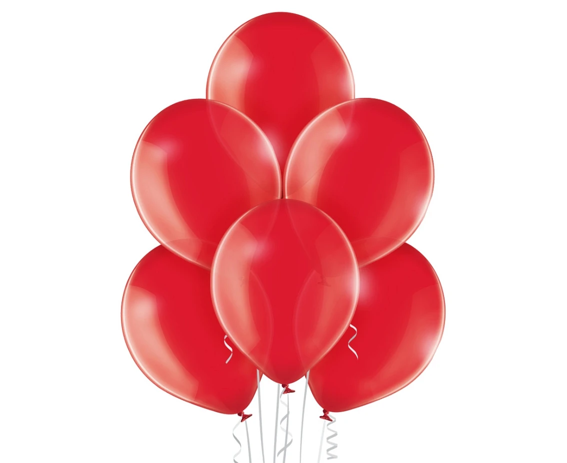 Balloons Belbal 12", B105-131, crystal Royal Red, 100pcs
